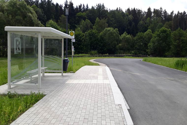 Bushaltestelle, Referenz von STW in Eliasbrunn - Thüringen